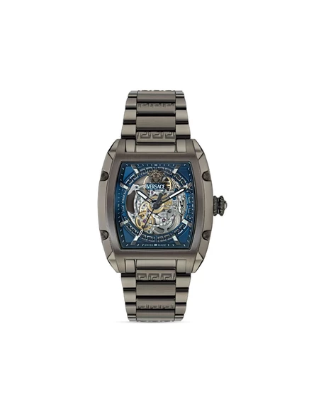 Мужские часы Versace Dominus Skeleton 42 мм, синие