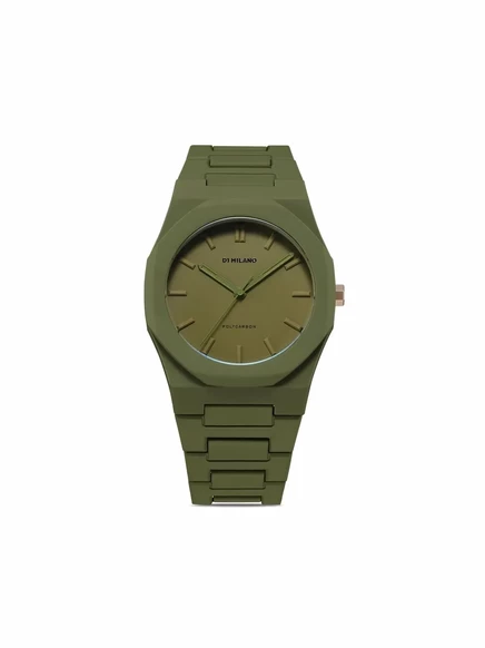 Часы D1 Milano Polycarbon 40.5 мм, зеленые