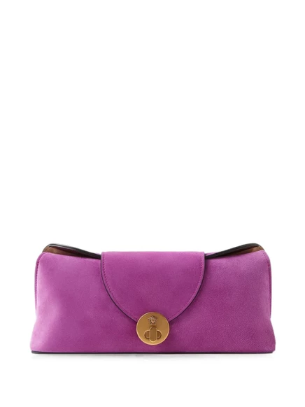 Женский клатч Versace Vivian из замши, фиолетовый