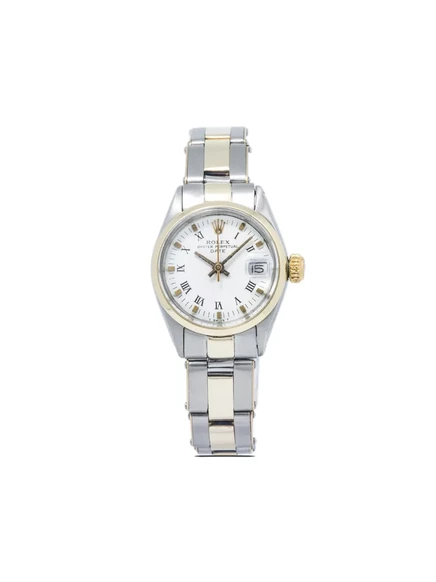 Женские часы Rolex Oyster Perpetual Date 26 мм, белые