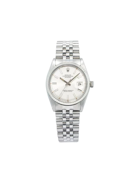 Мужские часы Rolex Datejust 36 мм б/у, сталь, белый циферблат