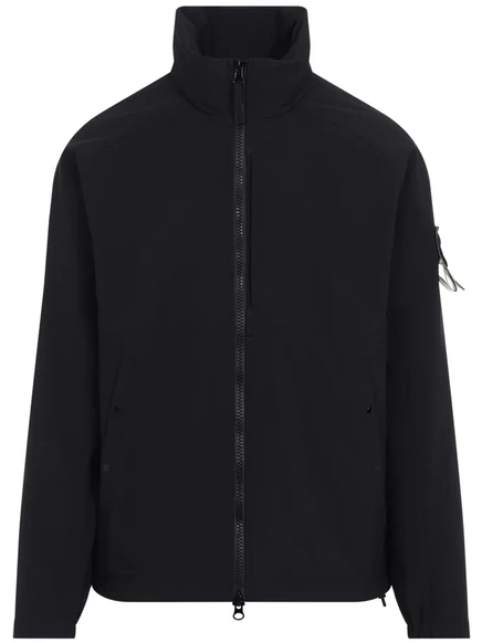 Мужская куртка Stone Island с нашивкой компас, черная