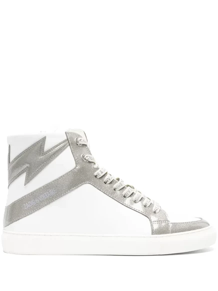 Женские высокие кеды Zadig&Voltaire High Flash, белые