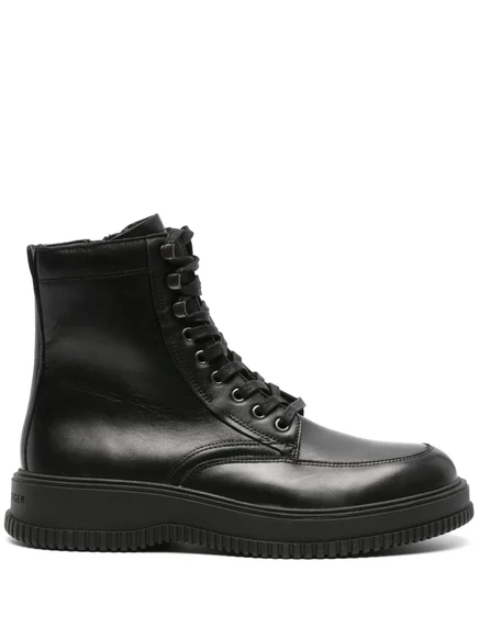 Повседневные кожаные ботильоны Tommy Hilfiger black