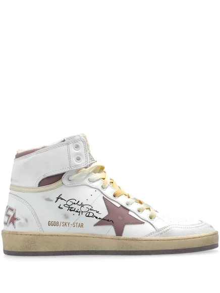 Женские кроссовки Golden Goose со звездой, белые