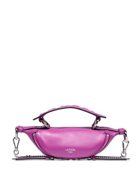 Женская сумка через плечо Lancel Origami Mini Zip, фуксия