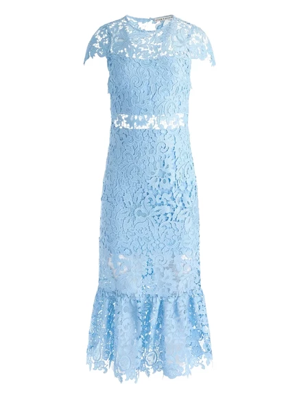Женское коктейльное платье Alice & Olivia Clover, голубое