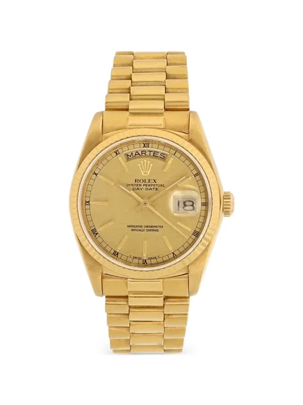 Часы Rolex Oyster Perpetual Day‑Date 36 мм, золотистые