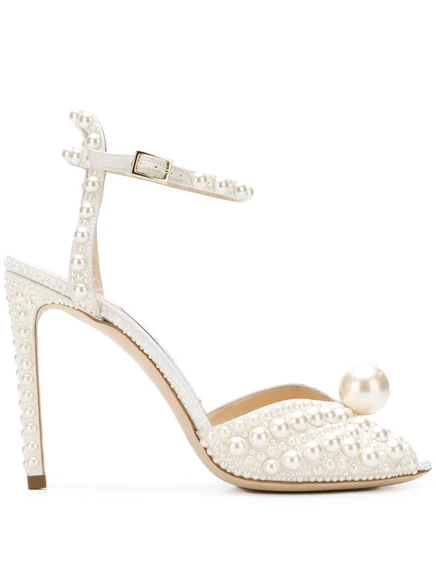 Женские босоножки Jimmy Choo Sacora 100, белые