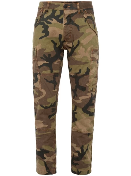 Камуфляжные брюки-карго Philipp Plein green