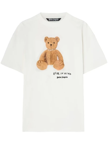 Мужская футболка Palm Angels Bear In Mind, белая