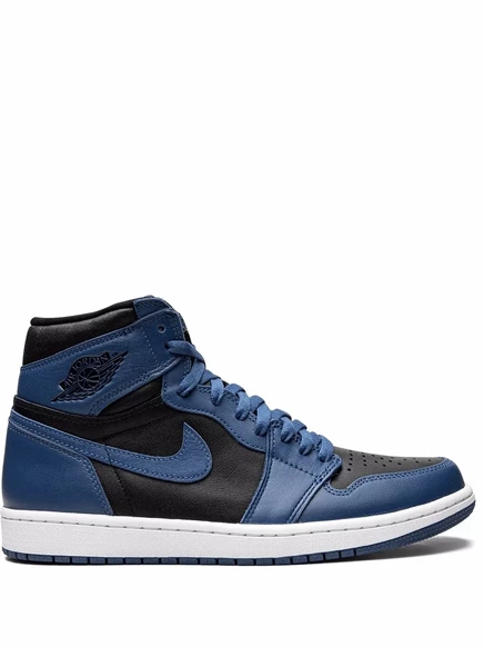 Унисекс кеды Jordan Air Jordan 1 High OG кожаные, темно-синие