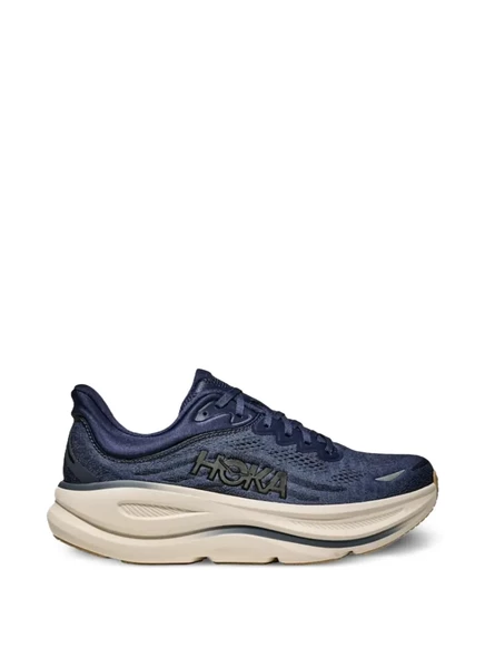 Мужские кроссовки Hoka Bondi 9 с логотипом, темно-синие