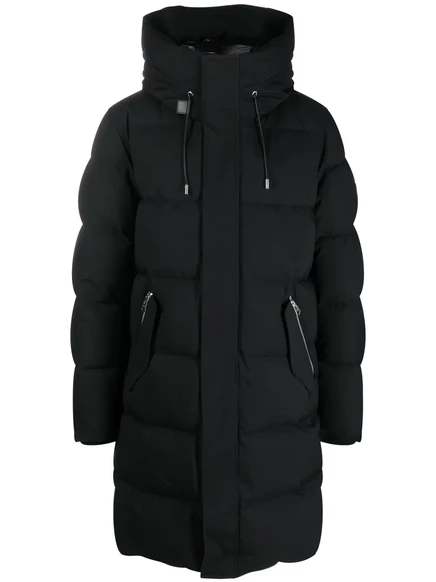 Мужской пуховик Mackage стеганый средней длины, черный