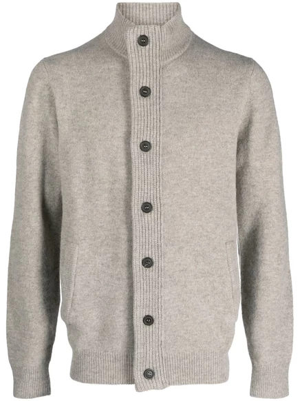 Шерстяной кардиган Barbour с высоким воротом  neutrals