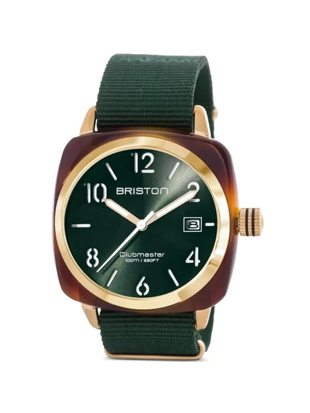 Часы Briston Acetate Clubmaster Classic, зеленые