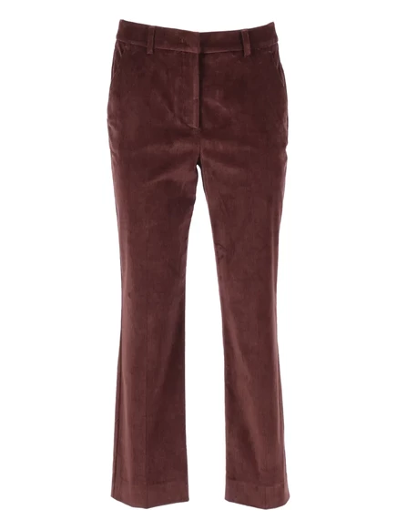 Вельветовые брюки выходного дня Max Mara marruca brown