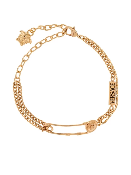 Браслет Versace Safety Pin, золотистый