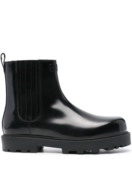 Лакированные ботинки Челси от Givenchy black