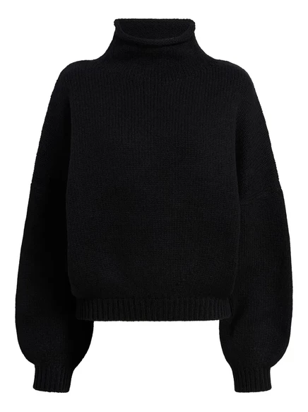 Кашемировый свитер из можжевельника KHAITE black