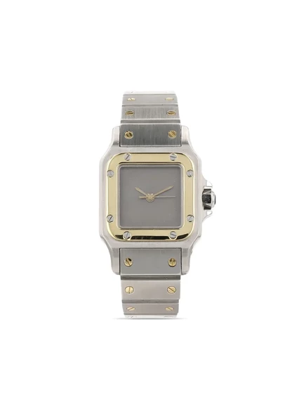 Женские часы Cartier 1988 Santos 25 мм, серые