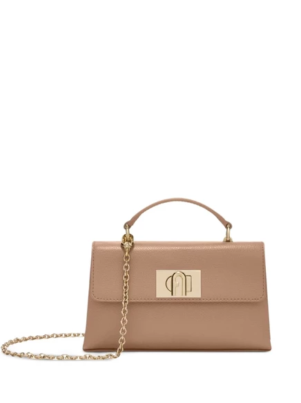 Мини-сумка через плечо Furla с верхней ручкой brown