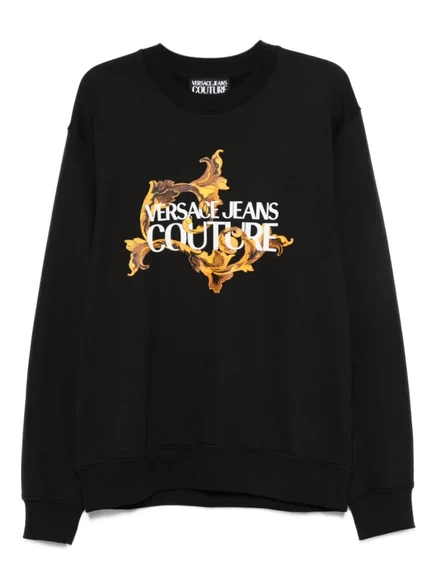 Свитшот Versace Jeans Couture с барочным принтом black