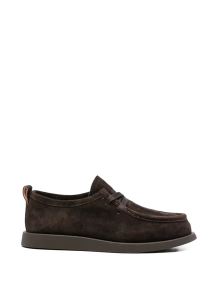 Женские дерби Sergio Moretti Firenze из замши, коричневые