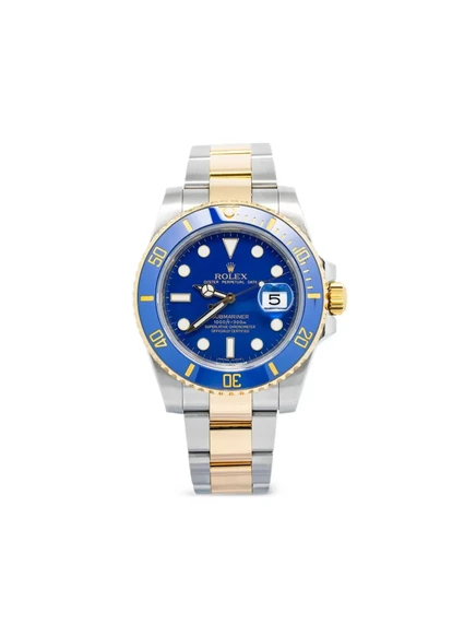 Мужские часы Rolex Submariner 40 мм автомат, синий циферблат