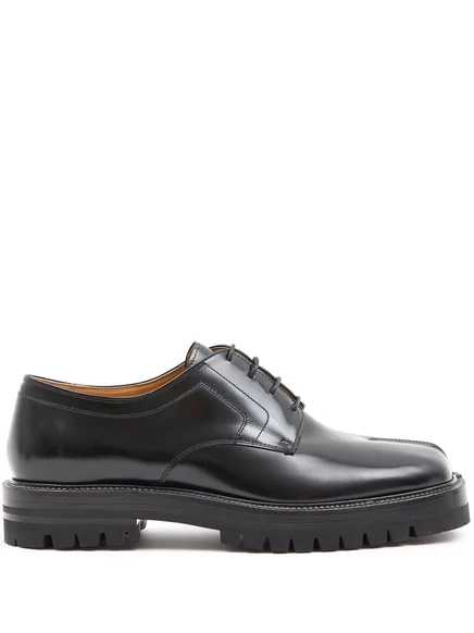Мужские дерби Maison Margiela Tabi кожаные, черные