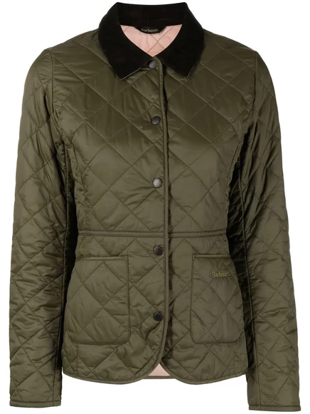 Женская стёганая куртка Barbour Deveron, зеленая