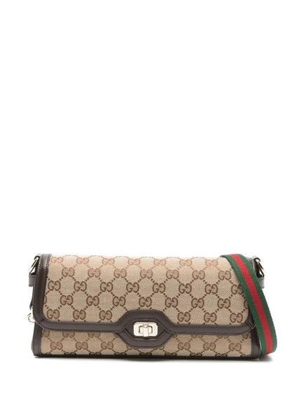 Женская сумка через плечо Gucci Luce, песочно-коричневая