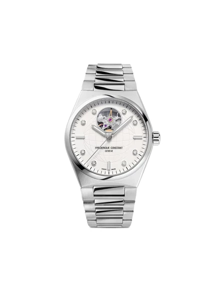 Женские часы Frederique Constant Highlife 34 мм, серебристые