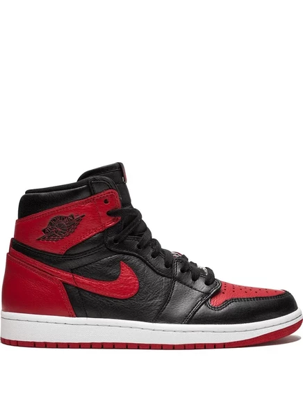 Унисекс кроссовки Jordan AJ1 High OG Homage 2 Home, красные