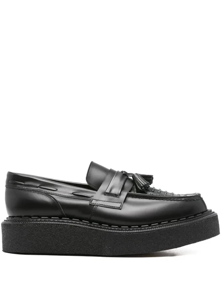 Мужские лоферы Comme des Garons с кисточками, черные