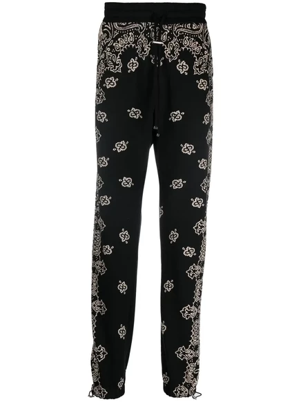 Мужские спортивные штаны Amiri Bandana, черные