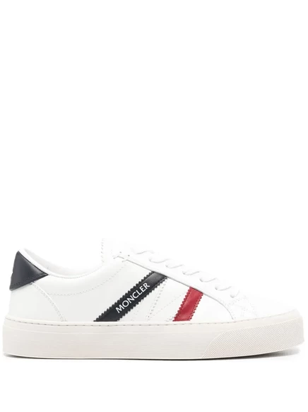 Кроссовки Moncler Monaco M на шнуровке white