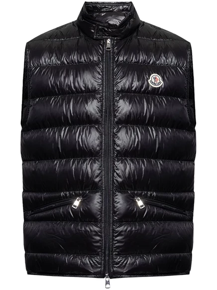 Мужской стёганый жилет Moncler Gui, черный