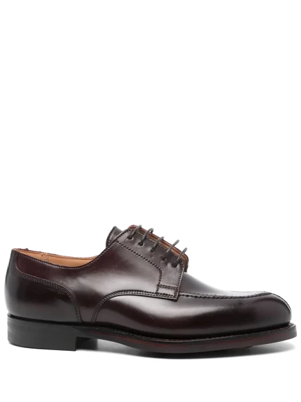 Мужские кожаные дерби Crockett & Jones Ascott 2, бордовые