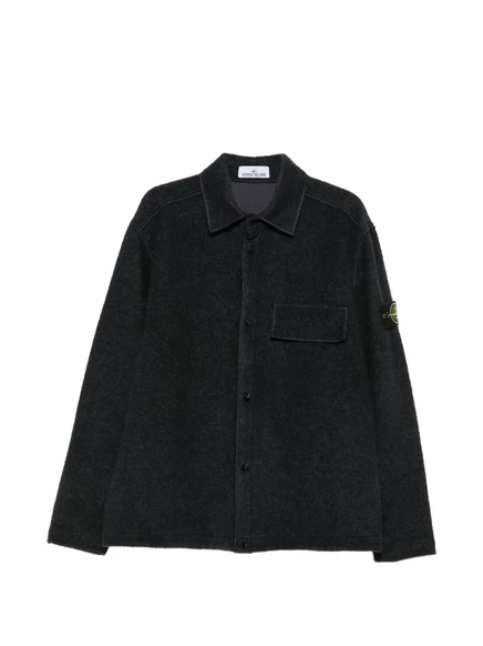 Мужская куртка-рубашка Stone Island, синяя