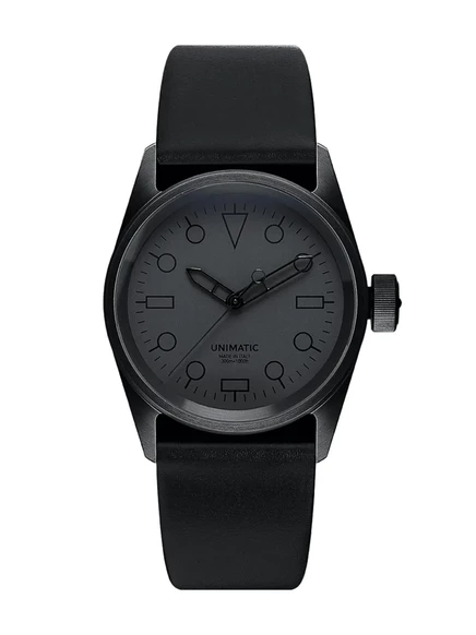 Мужские часы unimatic Modello Cinque U5S-AN 36 мм, черные