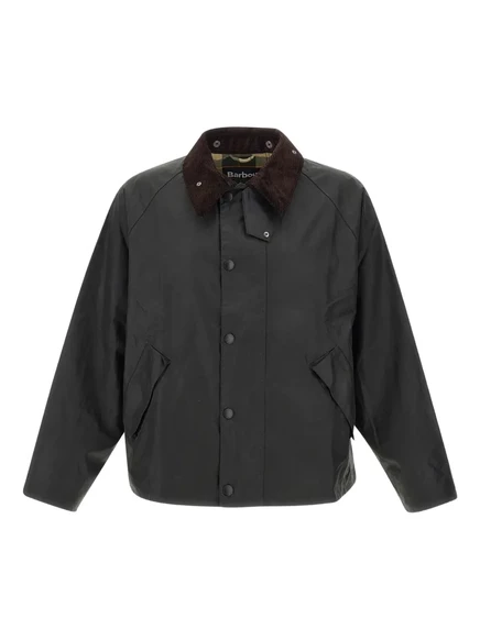 Мужская куртка Barbour Transport вощёная, оливковая