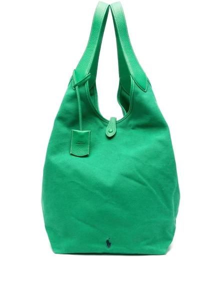 Холщовая сумка Polo Ralph Lauren green