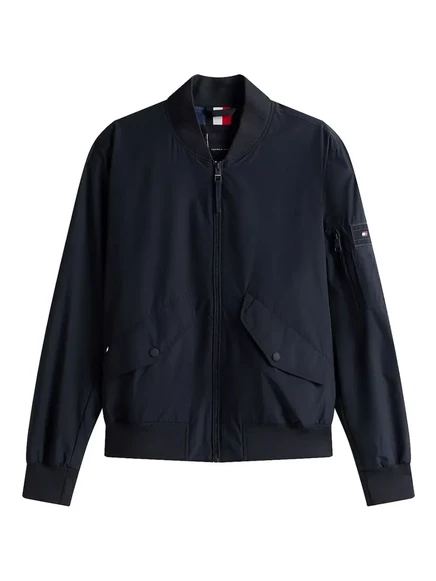 Мужская бомбер-куртка Tommy Hilfiger на молнии, синяя