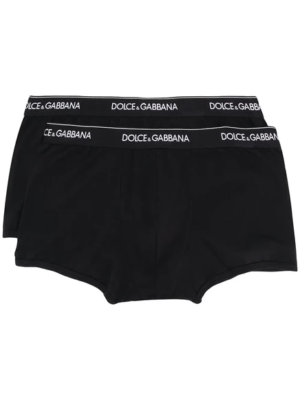 Мужские боксеры Dolce & Gabbana, 2 шт., черные