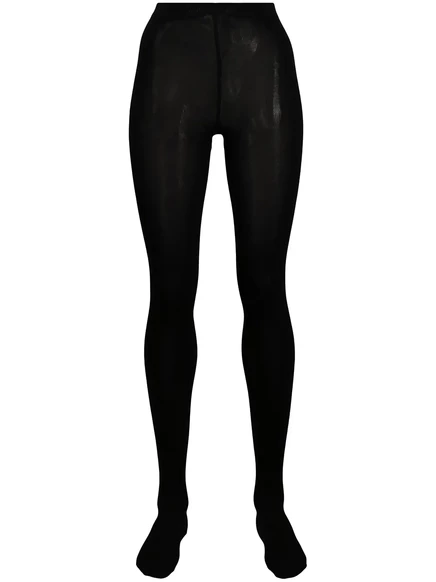 Женские колготки Wolford кашемирово-шелковые, черные