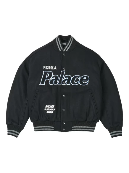 Мужская куртка-бомбер Palace с нашивкой, черная