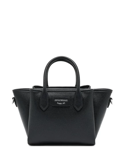 Женская сумка-тоут Emporio Armani с верхними ручками, черная
