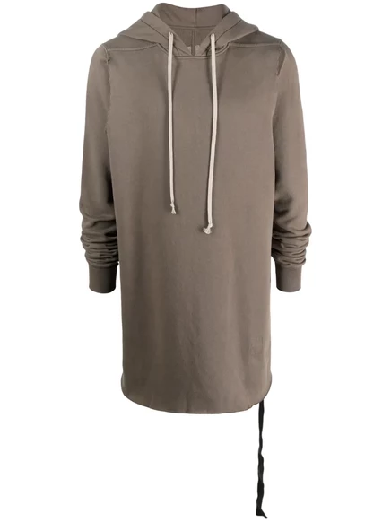 Мужская худи Rick Owens DRKSHDW с прорезями и кулиской, коричневая