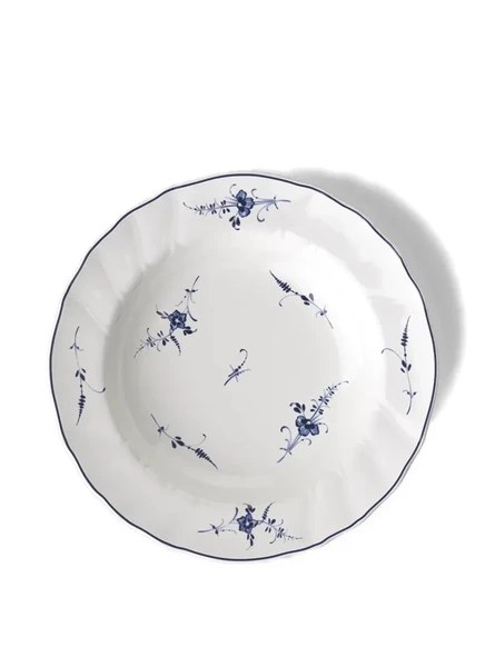 Тарелка для супа Villeroy & Boch Vieux Luxembourg, белая с синим